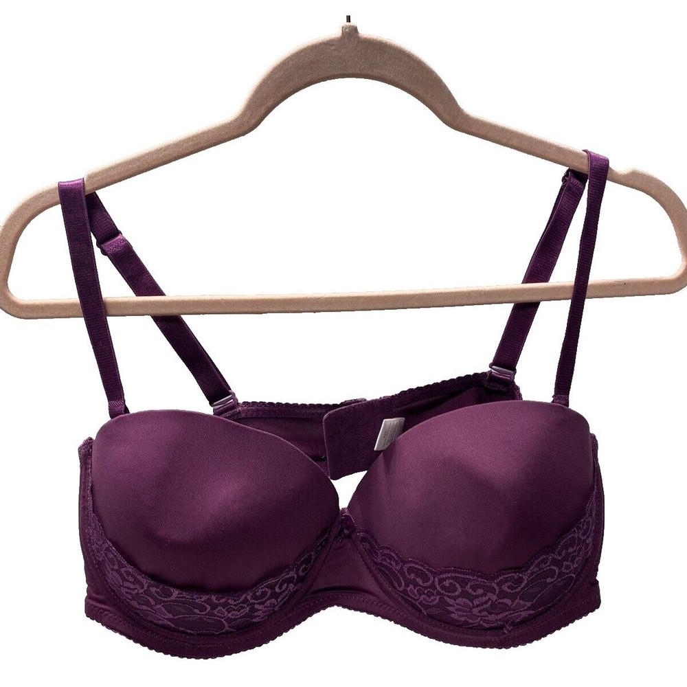 Purple Padded Bra 42C